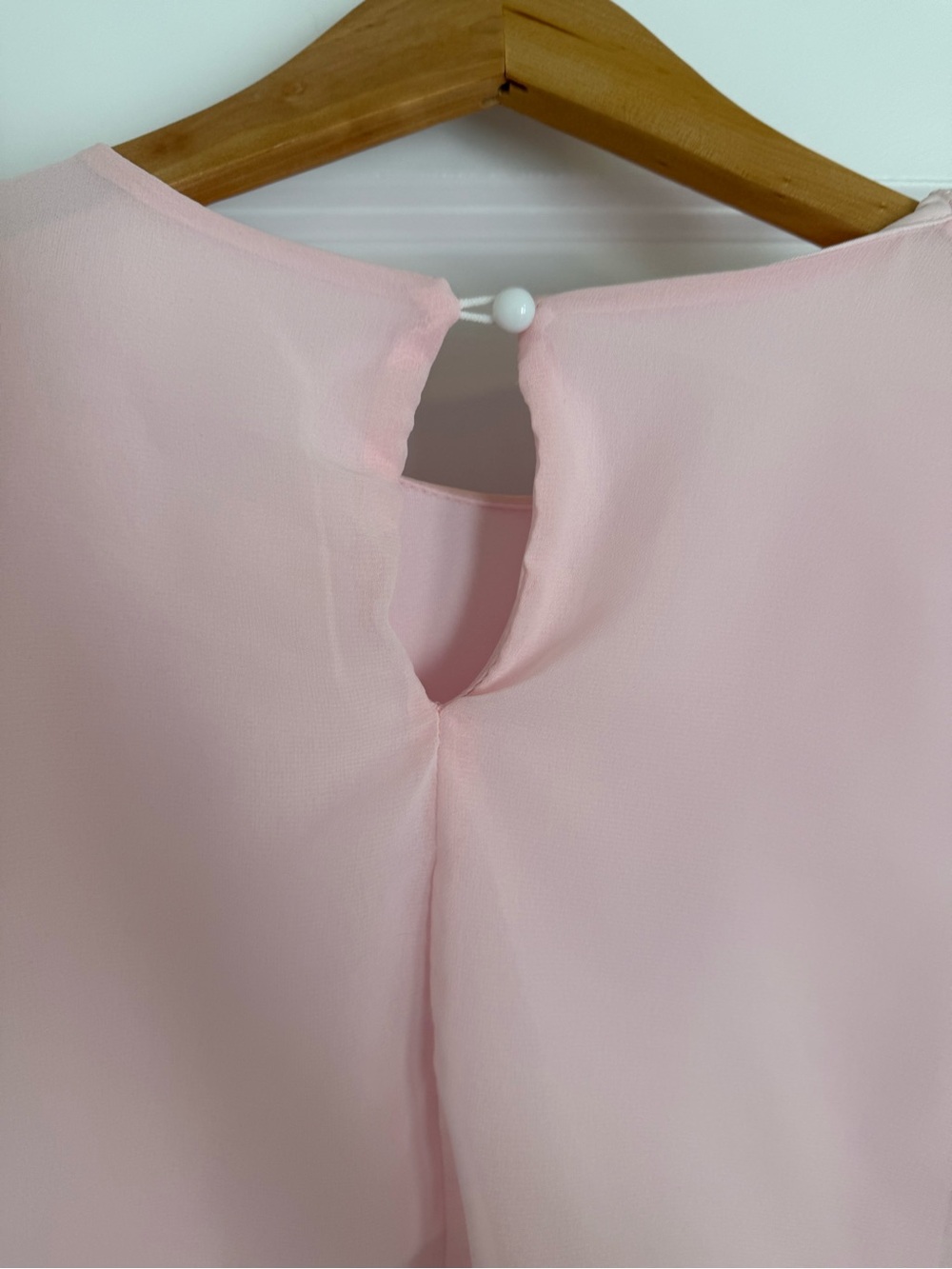 SHEIN Pink Sheer Chiffon Poncho Maxi Dress - Picture 5 of 5